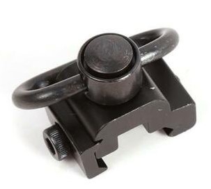 Troy Industries Q.D. 360 Push Button Rail Mount With Swivel - Black